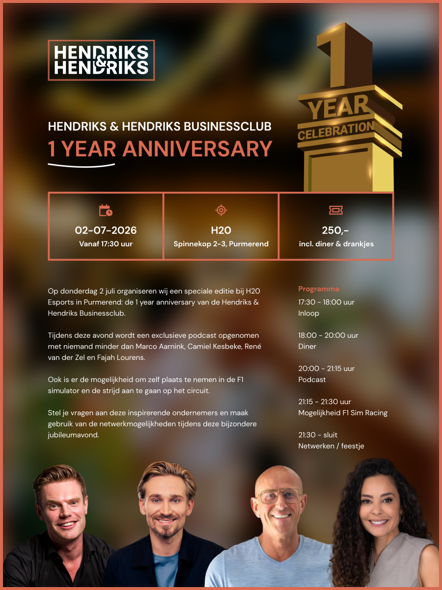 Hendriks & Hendriks Event - H2O Purmerend - 2 Juli 2026